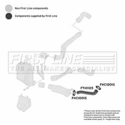 Charge Air Hose FIRST LINE FTH1105 OE Ref 1J0 145 828 B