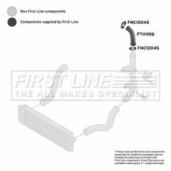 Charge Air Hose FIRST LINE FTH1106 OE Ref 2E0145834
