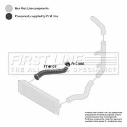 Charge Air Hose FIRST LINE FTH1107 OE Ref 2E0 145 856 A