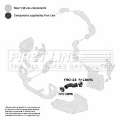 Charge Air Hose FIRST LINE FTH1122 OE Ref 8E0 145 837 G