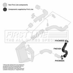 Charge Air Hose FIRST LINE FTH1124 OE Ref 8D0145828H