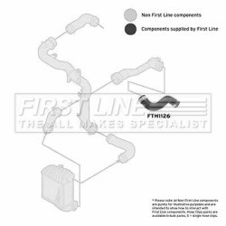 Charge Air Hose FIRST LINE FTH1126 OE Ref 1J0 145 822 E