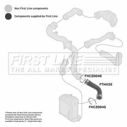 Charge Air Hose FIRST LINE FTH1135 OE Ref 1J0 145 834 E