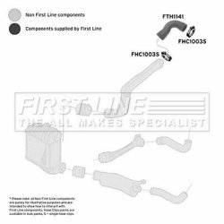 Charge Air Hose FIRST LINE FTH1141 OE Ref 1J0 145 838 E