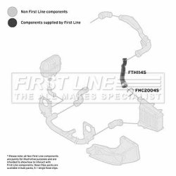 Charge Air Hose FIRST LINE FTH1145 OE Ref 8E0145737E