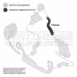 Charge Air Hose FIRST LINE FTH1146 OE Ref 8E0145737F