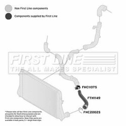 Charge Air Hose FIRST LINE FTH1149 OE Ref 1K0145832F
