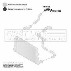 Charge Air Hose FIRST LINE FTH1156 OE Ref 3C0 145 838 D