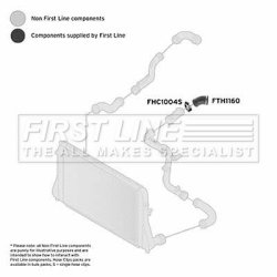 Charge Air Hose FIRST LINE FTH1160 OE Ref 1K0 145 838 S