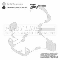 Charge Air Hose FIRST LINE FTH1161 OE Ref 3B0 145 838 A