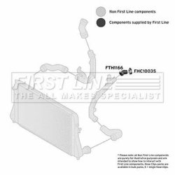 Charge Air Hose FIRST LINE FTH1166 OE Ref 1K0 145 828 S