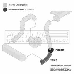 Charge Air Hose FIRST LINE FTH1211 OE Ref 11617797707