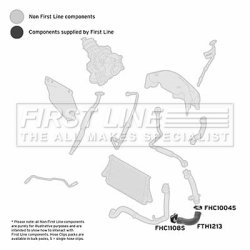 Charge Air Hose FIRST LINE FTH1213 OE Ref 13277076
