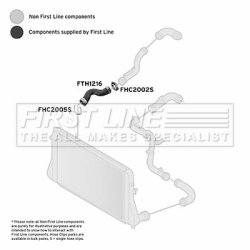 Charge Air Hose FIRST LINE FTH1217 OE Ref 1K0 145 832 J