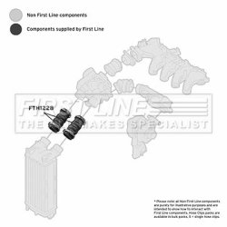 Charge Air Hose FIRST LINE FTH1228 OE Ref 0382 HP