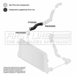 Charge Air Hose FIRST LINE FTH1230 OE Ref 5N0 145 832 S