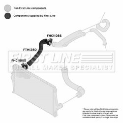 Charge Air Hose FIRST LINE FTH1250 OE Ref 9489968