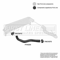 Charge Air Hose FIRST LINE FTH1251 OE Ref PNH500660