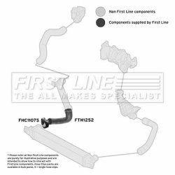 Charge Air Hose FIRST LINE FTH1252 OE Ref 0382 LT