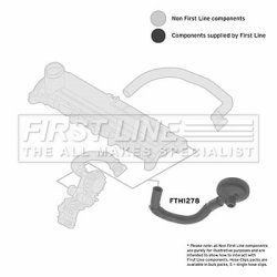 Charge Air Hose FIRST LINE FTH1278 OE Ref 8200147551