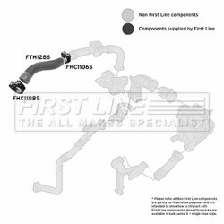 Charge Air Hose FIRST LINE FTH1286 OE Ref 14 46 036 00R