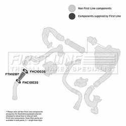 Charge Air Hose FIRST LINE FTH1287 OE Ref 14 46 036 00R