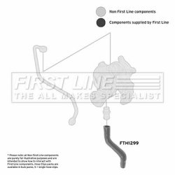 Charge Air Hose FIRST LINE FTH1299 OE Ref 2S6Q6K677AB