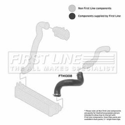 Charge Air Hose FIRST LINE FTH1308 OE Ref PNH500223