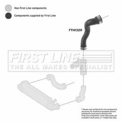 Charge Air Hose FIRST LINE FTH1329 OE Ref 203 528 15 82
