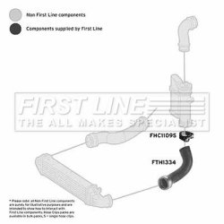 Charge Air Hose FIRST LINE FTH1334 OE Ref 2115283182