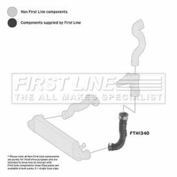 Charge Air Hose FIRST LINE FTH1340 OE Ref 2035280682