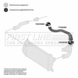 Charge Air Hose FIRST LINE FTH1351 OE Ref 9015283582