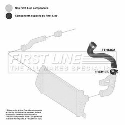 Charge Air Hose FIRST LINE FTH1362 OE Ref 5120 147AA