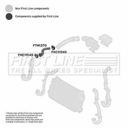 Charge Air Hose FIRST LINE FTH1370 OE Ref 55352162