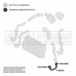 Charge Air Hose FIRST LINE FTH1371 OE Ref 9178635