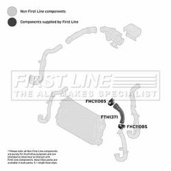 Charge Air Hose FIRST LINE FTH1372 OE Ref 9178635