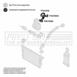 Charge Air Hose FIRST LINE FTH1378 OE Ref 55559222