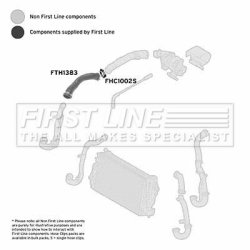 Charge Air Hose FIRST LINE FTH1383 OE Ref 55352162