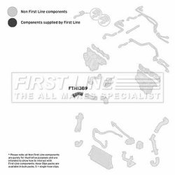 Charge Air Hose FIRST LINE FTH1389 OE Ref 58 60 826