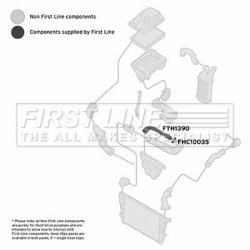 Charge Air Hose FIRST LINE FTH1390 OE Ref 55557628