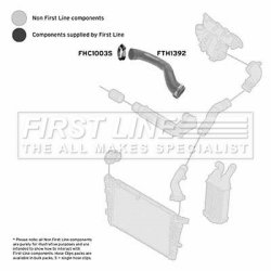 Charge Air Hose FIRST LINE FTH1392 OE Ref 835463