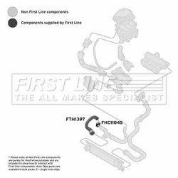 Charge Air Hose FIRST LINE FTH1397 OE Ref 5860549