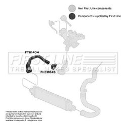 Charge Air Hose FIRST LINE FTH1404 OE Ref 55559259