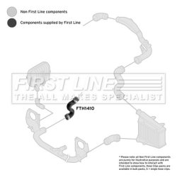 Charge Air Hose FIRST LINE FTH1410 OE Ref 3B0145828F