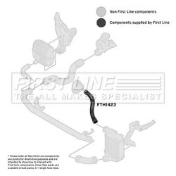 Charge Air Hose FIRST LINE FTH1423 OE Ref 4F0145737D