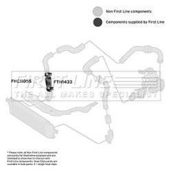 Charge Air Hose FIRST LINE FTH1433 OE Ref 14463JD51B