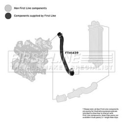 Charge Air Hose FIRST LINE FTH1439 OE Ref 1873221
