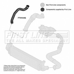 Charge Air Hose FIRST LINE FTH1446 OE Ref 1324645