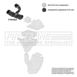 Air Filter Intake Hose FIRST LINE FTH1454 OE Ref 1619555
