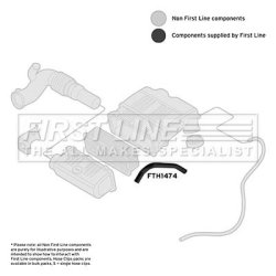 Air Filter Intake Hose FIRST LINE FTH1474 OE Ref 71740824